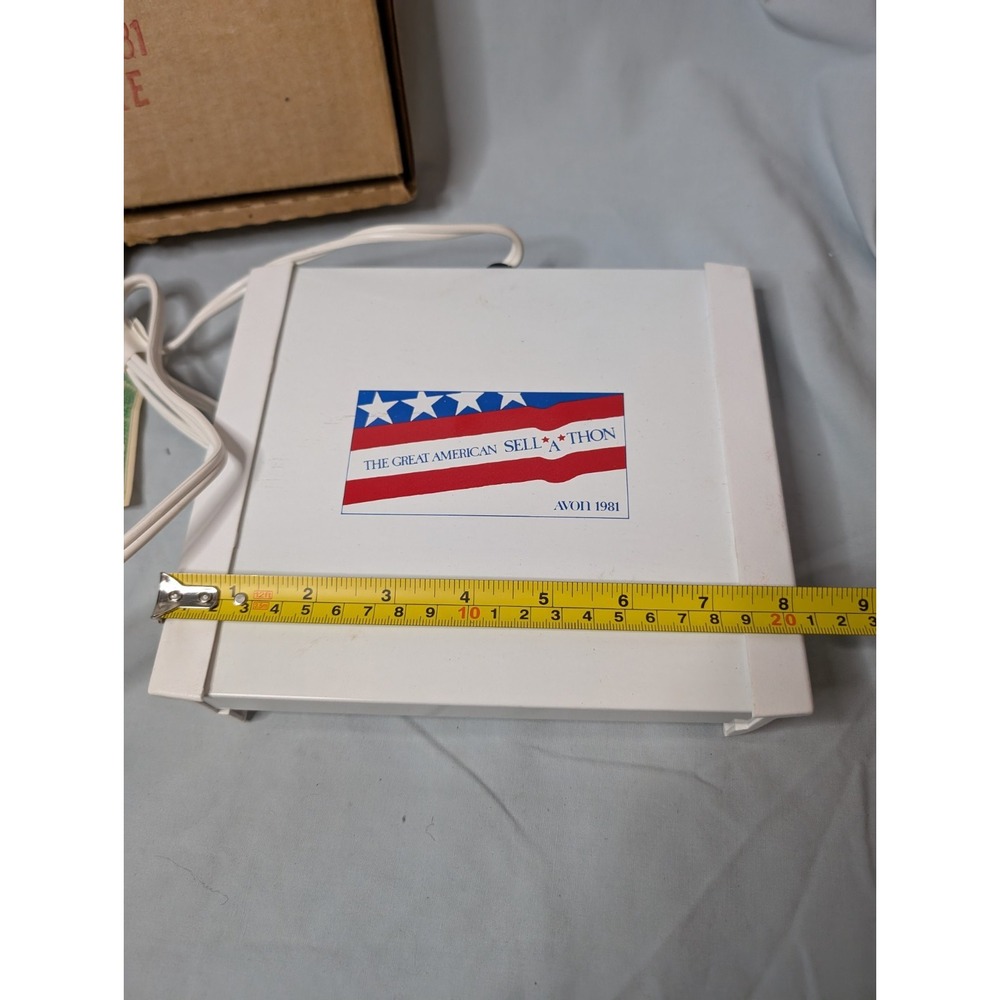 Avon Vintage Heating Plate Brand New In‎ Box Works! - Picture 4 of 5